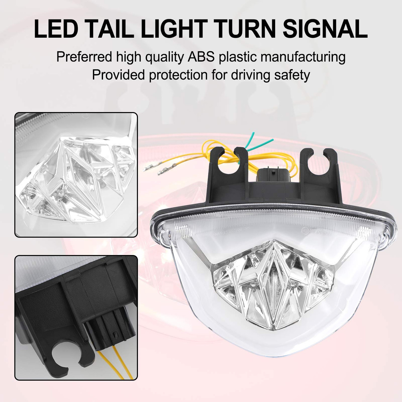 LED Tail Light Turn Signal For Suzuki GSXS 1000 F GSX-S 750 Z 2017-2021 Clear