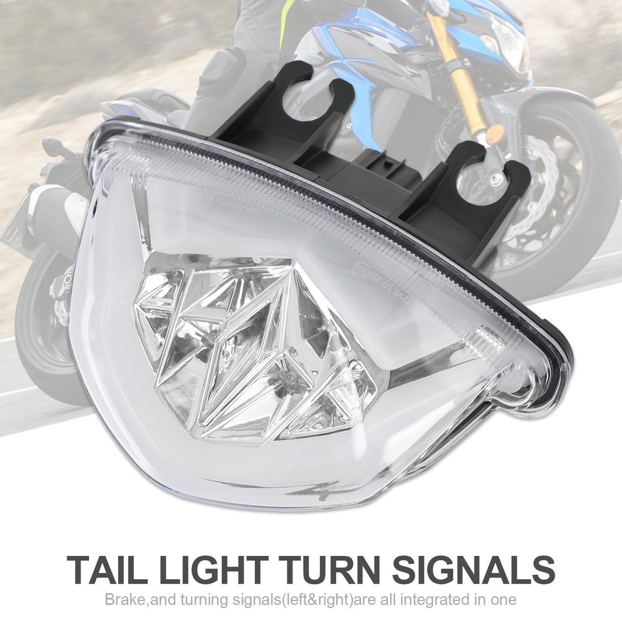 LED Tail Light Turn Signal For Suzuki GSXS 1000 F GSX-S 750 Z 2017-2021 Clear