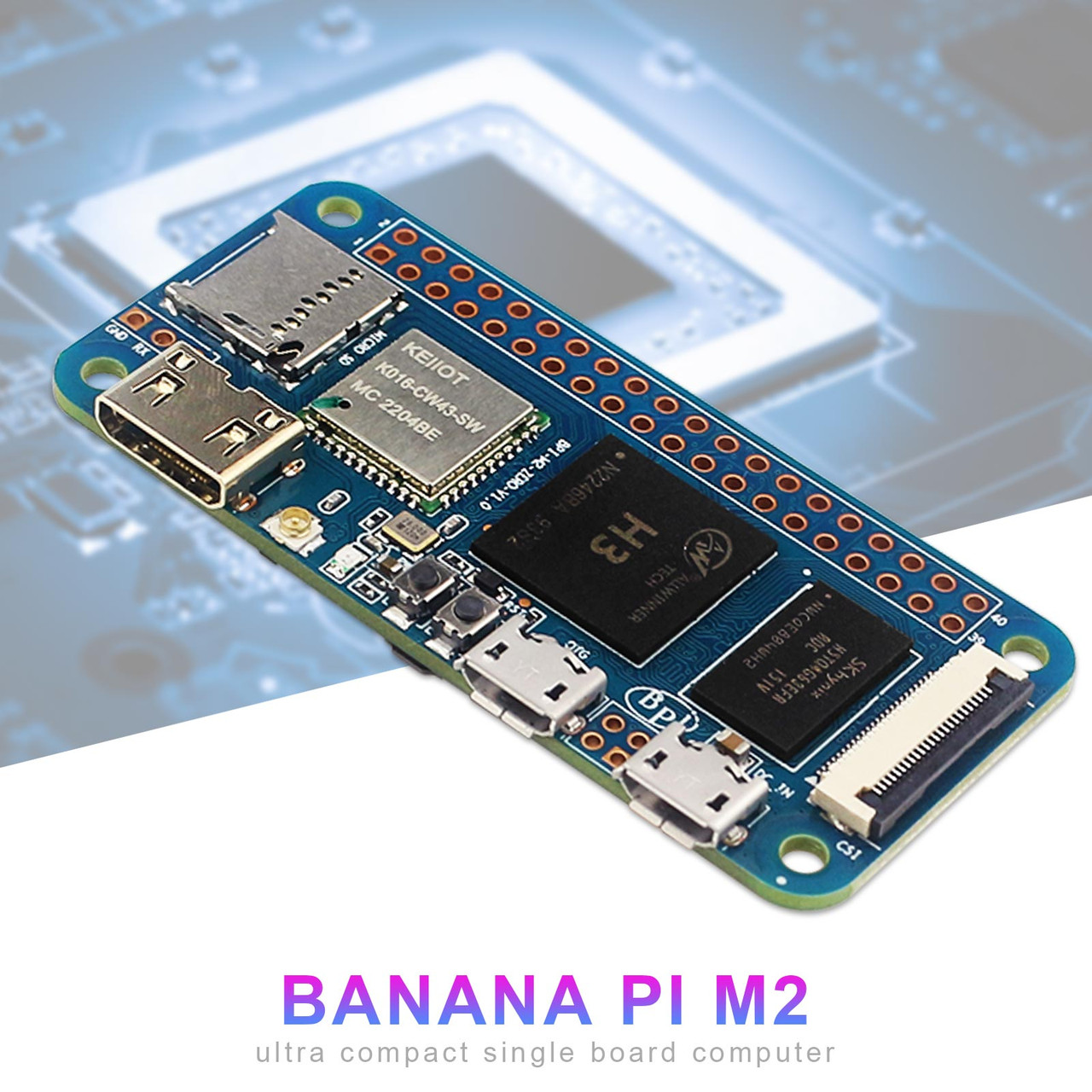 BPI-M2 Zero Quad Core Development Board Single-board Computer for Banana Pi