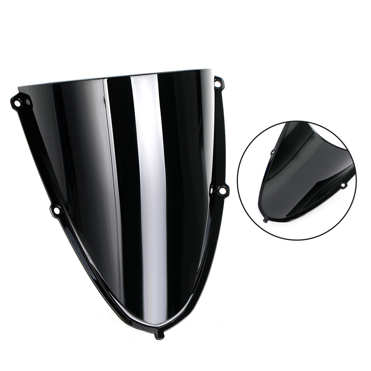 ABS Motorcycle Windshield WindScreen fit for Aprilia RS660 2020-2022 Black