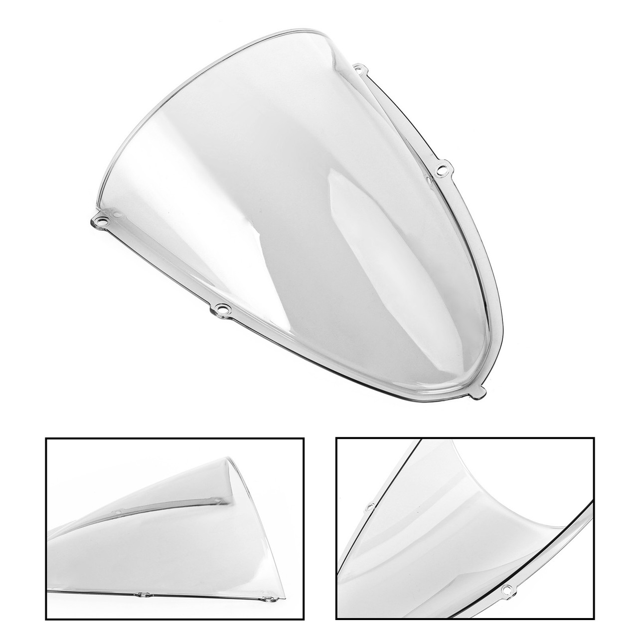 ABS Motorcycle Windshield WindScreen fit for Aprilia RS660 2020-2022 Clear