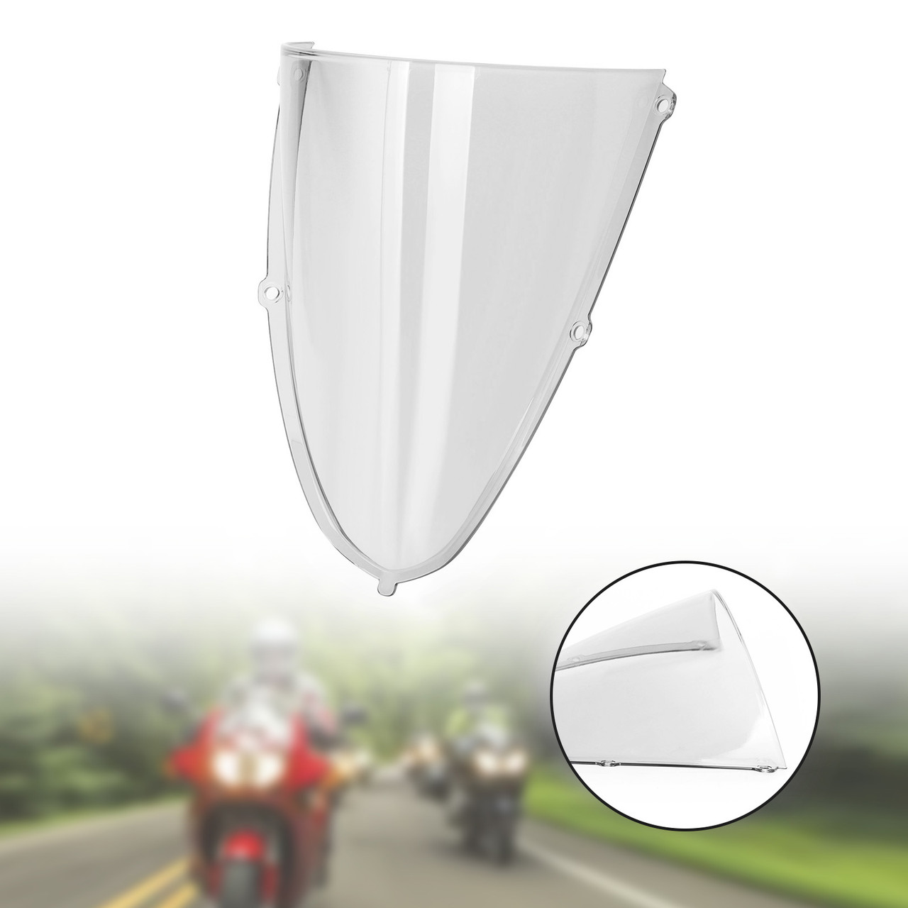 ABS Motorcycle Windshield WindScreen fit for Aprilia RS660 2020-2022 Clear