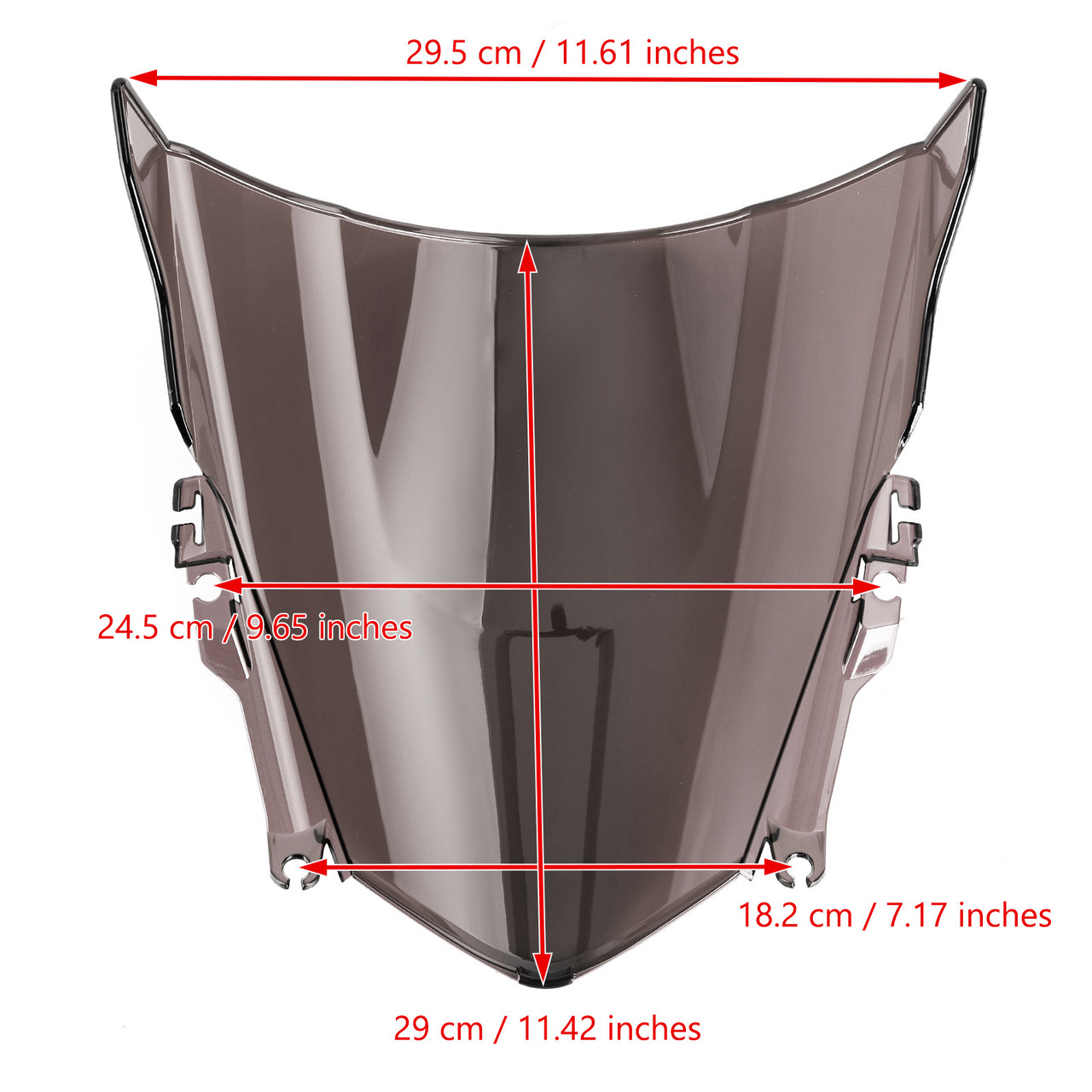 ABS Motorcycle Windshield WindScreen fit for HONDA CBR500R 2013-2015 Smoke