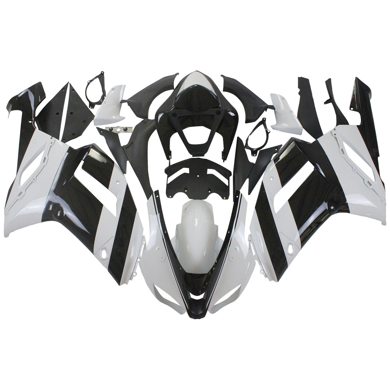 Kawasaki ZX6R 636 2007-2008 Amotopart Fairing Kit Generic #105