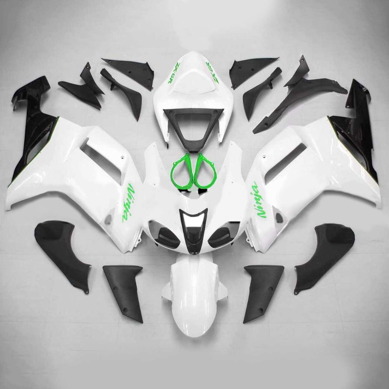 Kawasaki ZX6R 636 2007-2008 Amotopart Fairing Kit Generic #107