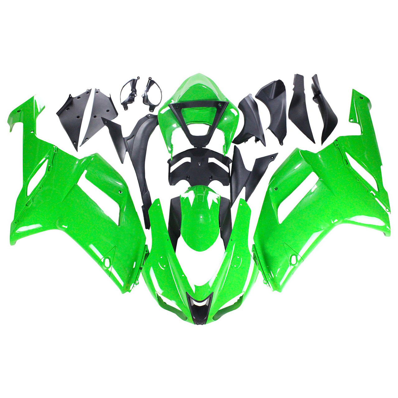 Kawasaki ZX6R 636 2007-2008 Amotopart Fairing Kit Generic #122