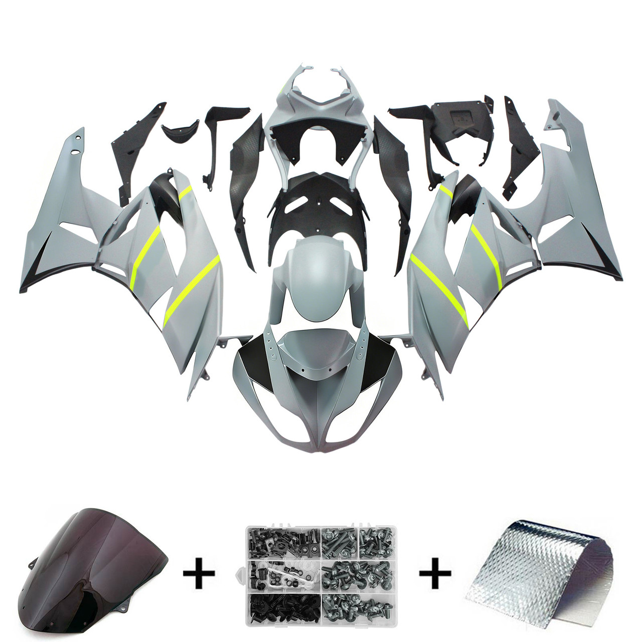 Kawasaki ZX6R 636 2009-2012 Amotopart Fairing Kit Generic #103