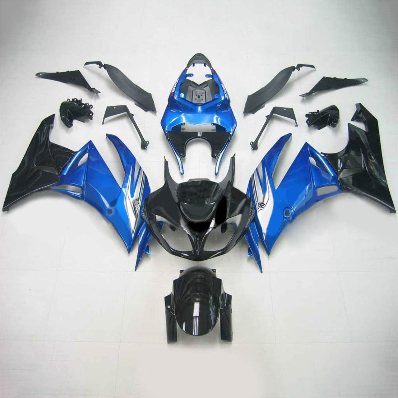 Kawasaki ZX6R 636 2009-2012 Amotopart Fairing Kit Generic #106