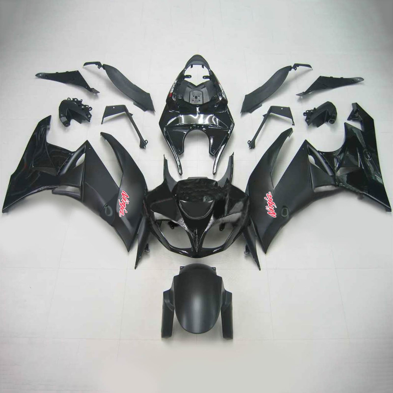 Kawasaki ZX6R 636 2009-2012 Amotopart Fairing Kit Generic #107