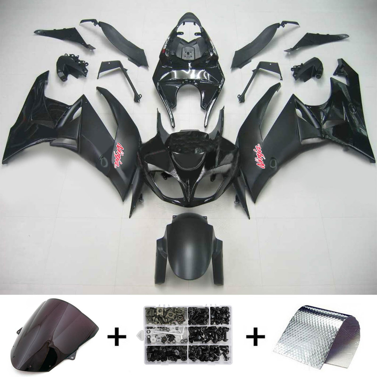 Kawasaki ZX6R 636 2009-2012 Amotopart Fairing Kit Generic #107