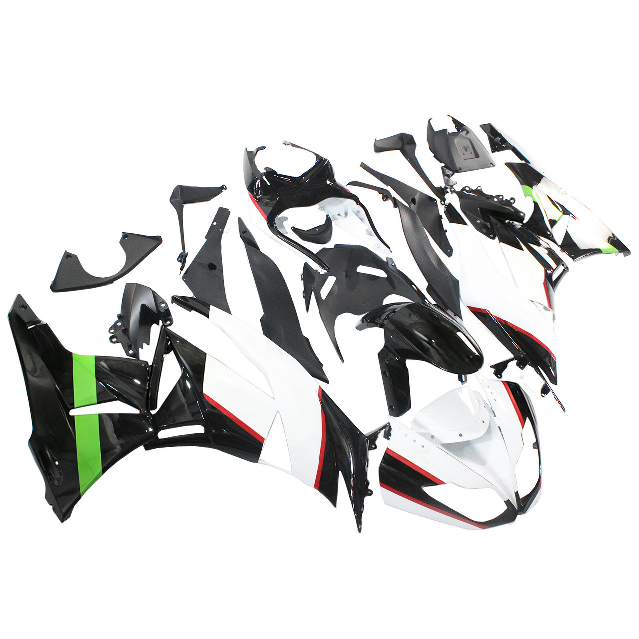 Kawasaki ZX6R 636 2009-2012 Amotopart Fairing Kit Generic #110