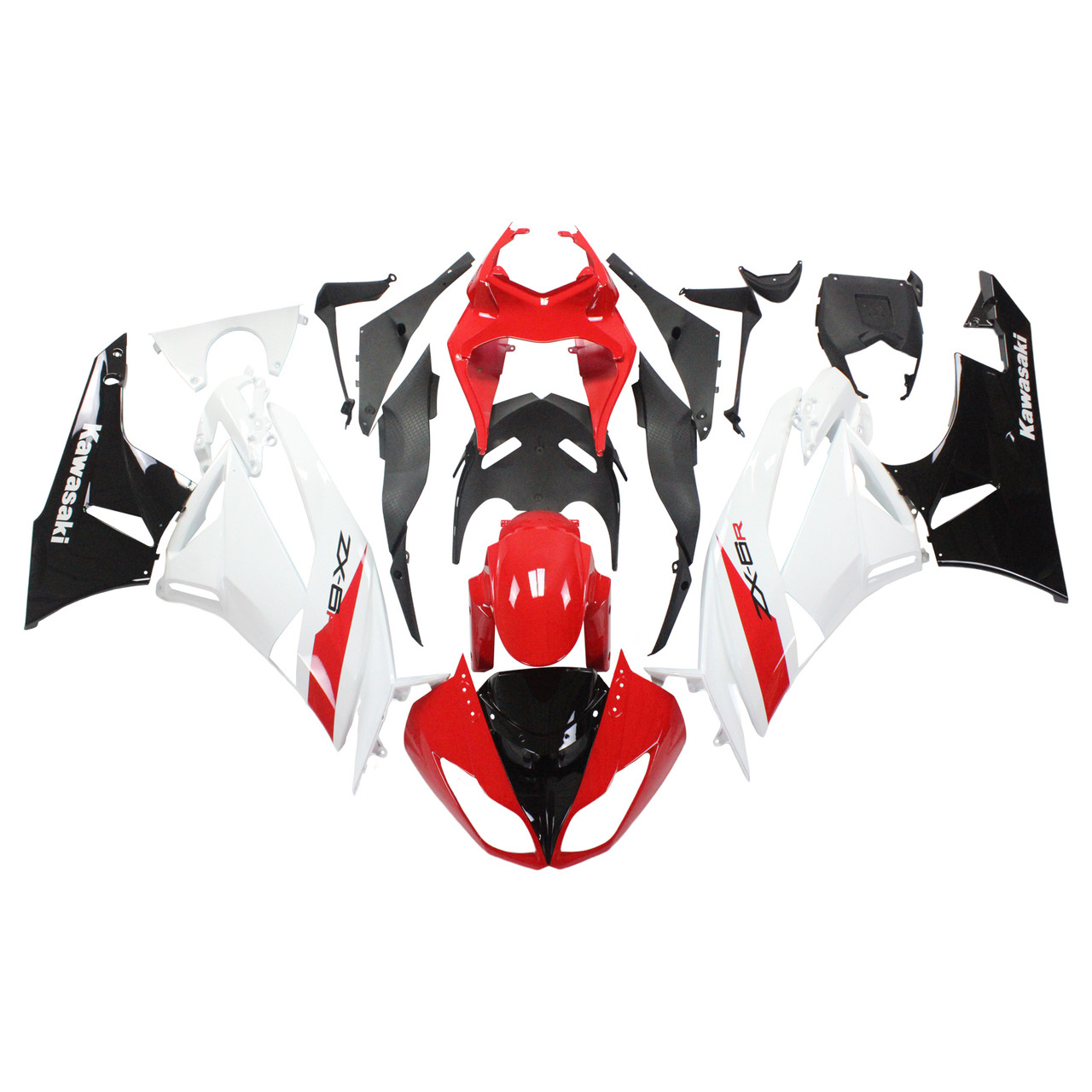 Kawasaki ZX6R 636 2009-2012 Amotopart Fairing Kit Generic #113 