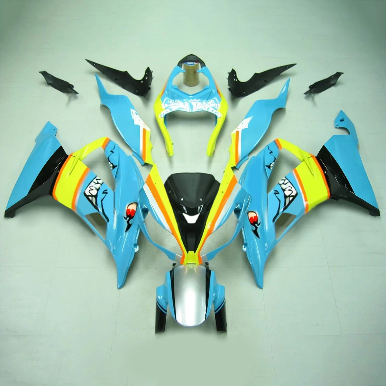 Kawasaki ZX6R 636 2013-2018 Amotopart Fairing Kit Generic #105