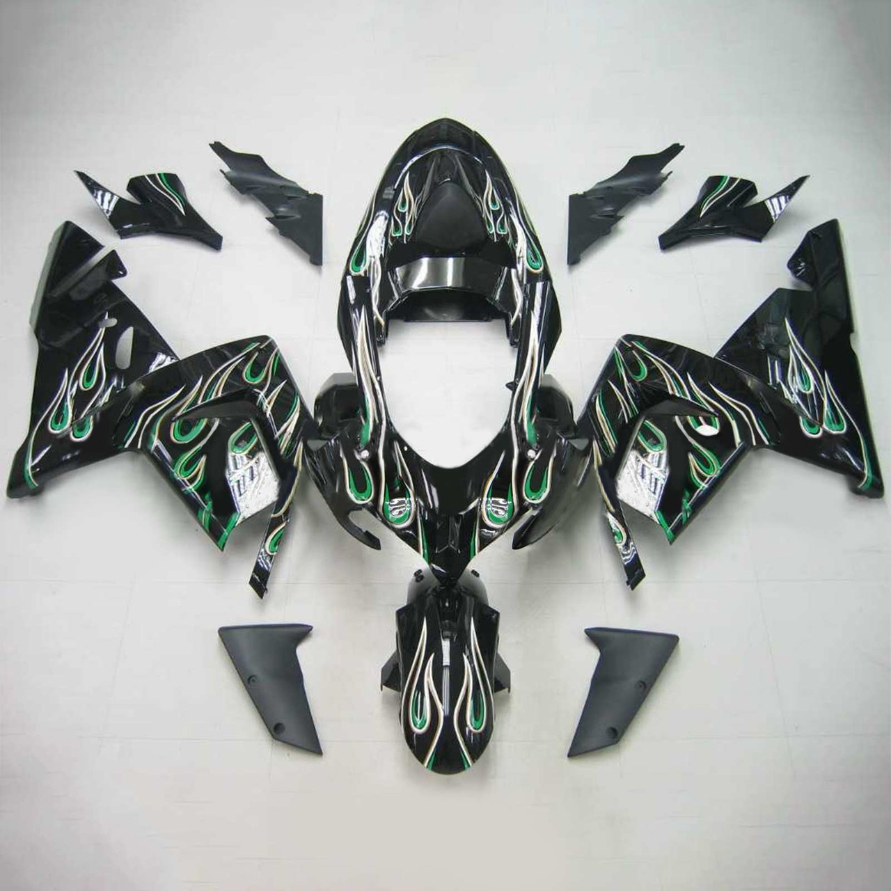 Kawasaki ZX10R 2004-2005 Amotopart Fairing Kit Generic #108