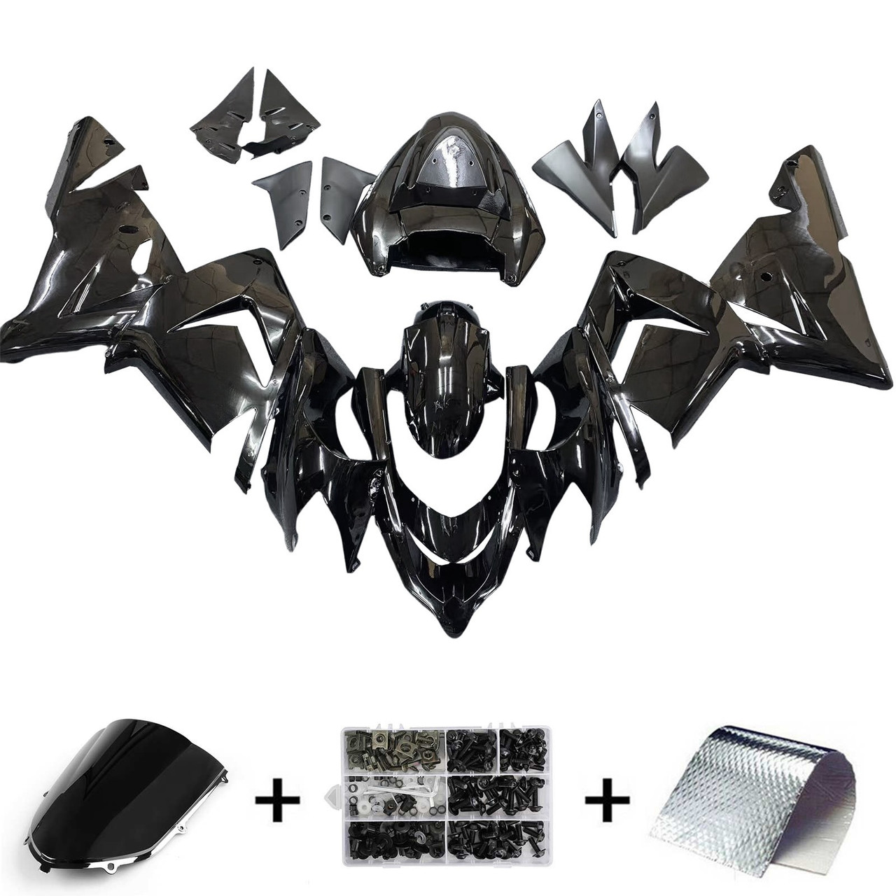 Kawasaki ZX10R 2004-2005 Amotopart Fairing Kit Generic #111