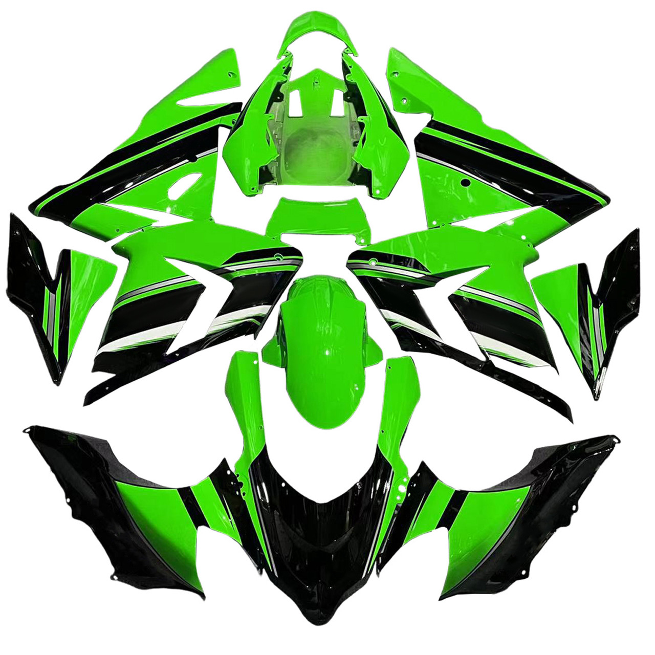 Kawasaki ZX10R 2004-2005 Amotopart Fairing Kit Generic #119