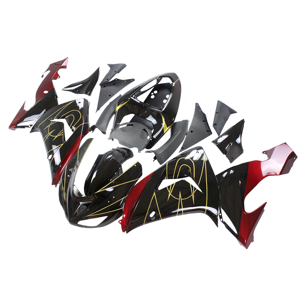Kawasaki ZX10R 2006-2007 Amotopart Fairing Kit Generic #106