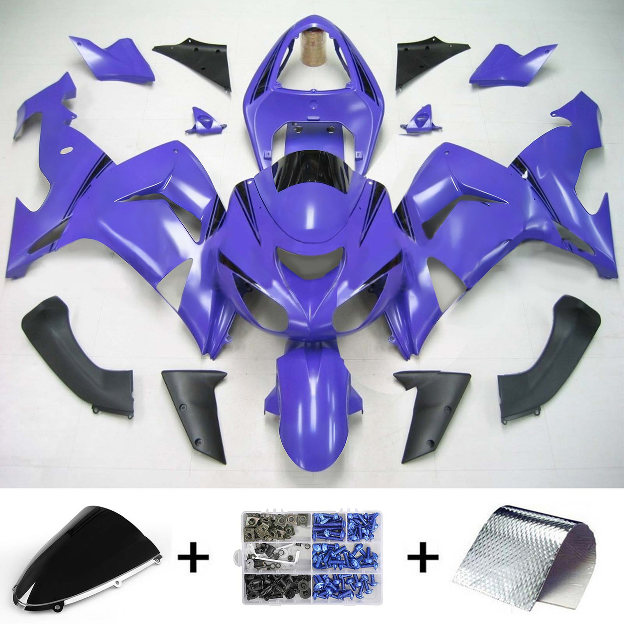 Kawasaki ZX10R 2006-2007 Amotopart Fairing Kit Generic #125