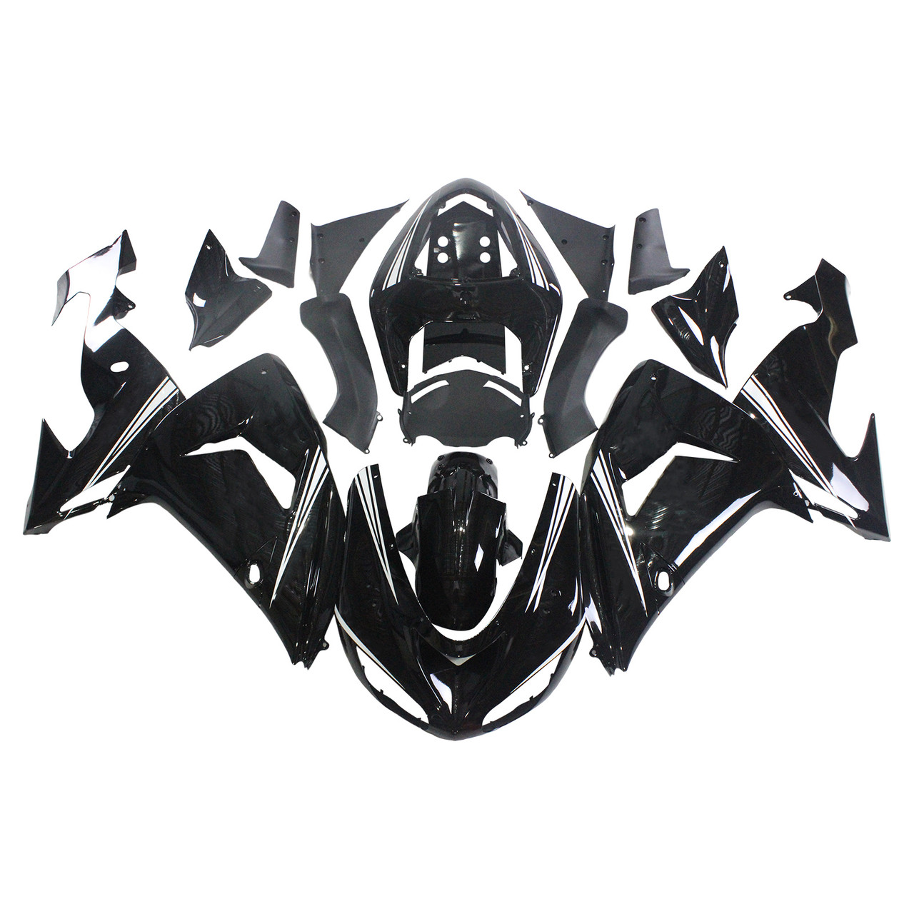Kawasaki ZX10R 2006-2007 Amotopart Fairing Kit Generic #127