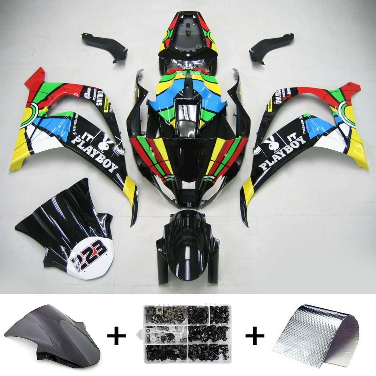 Kawasaki ZX10R 2011-2015 Amotopart Fairing Kit Generic #117
