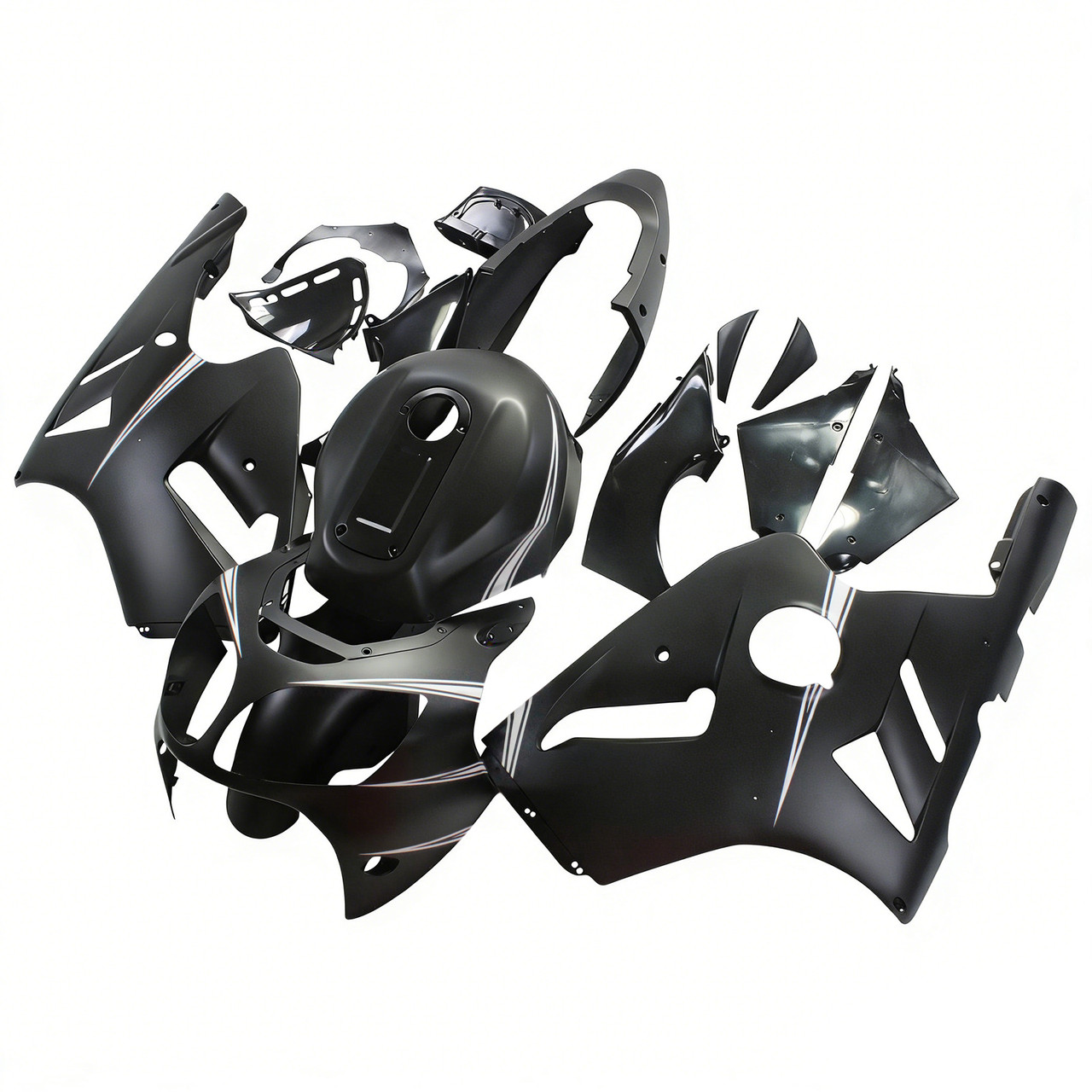 Kawasaki ZX12R 2000-2001 Amotopart Fairing Kit Generic #107