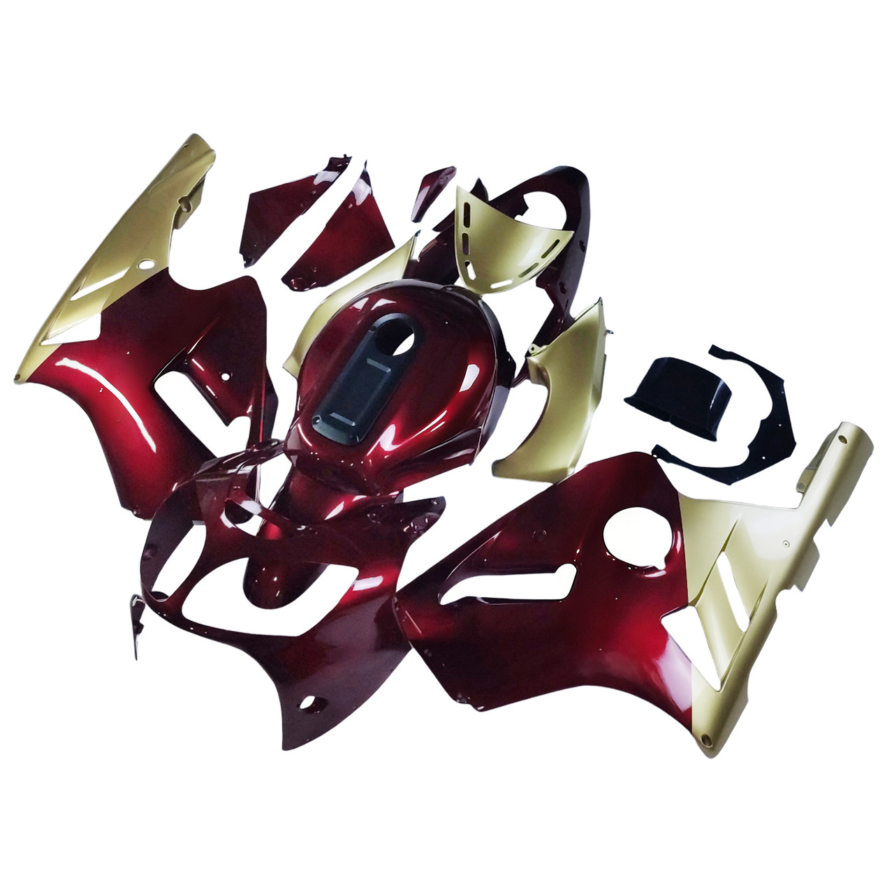 Kawasaki ZX12R 2000-2001 Amotopart Fairing Kit Generic #108