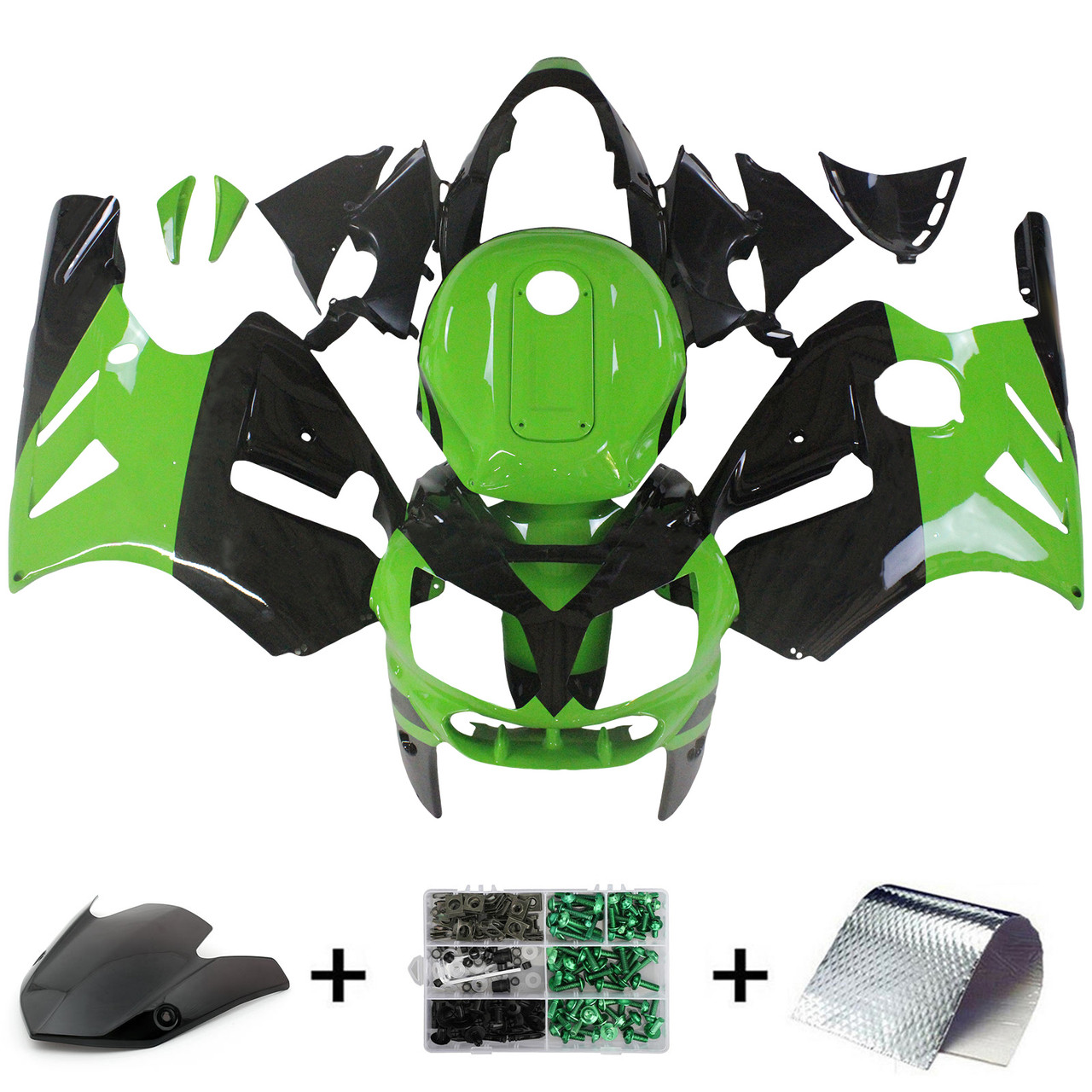 Kawasaki ZX12R 2002-2005 Amotopart Fairing Kit Generic #105