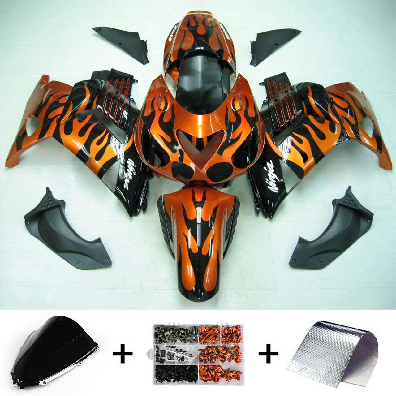 Kawasaki ZX14R 2006-2011 Amotopart Fairing Kit Generic #111