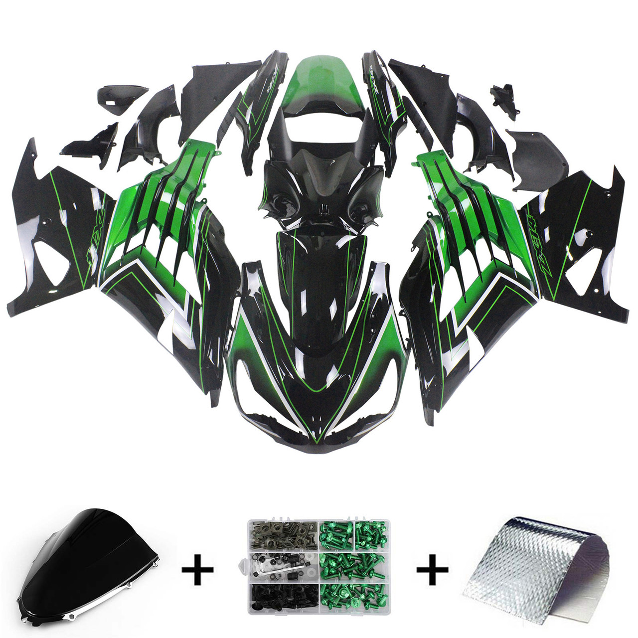 Kawasaki ZX14R 2012-2021 Amotopart Fairing Kit Generic #104