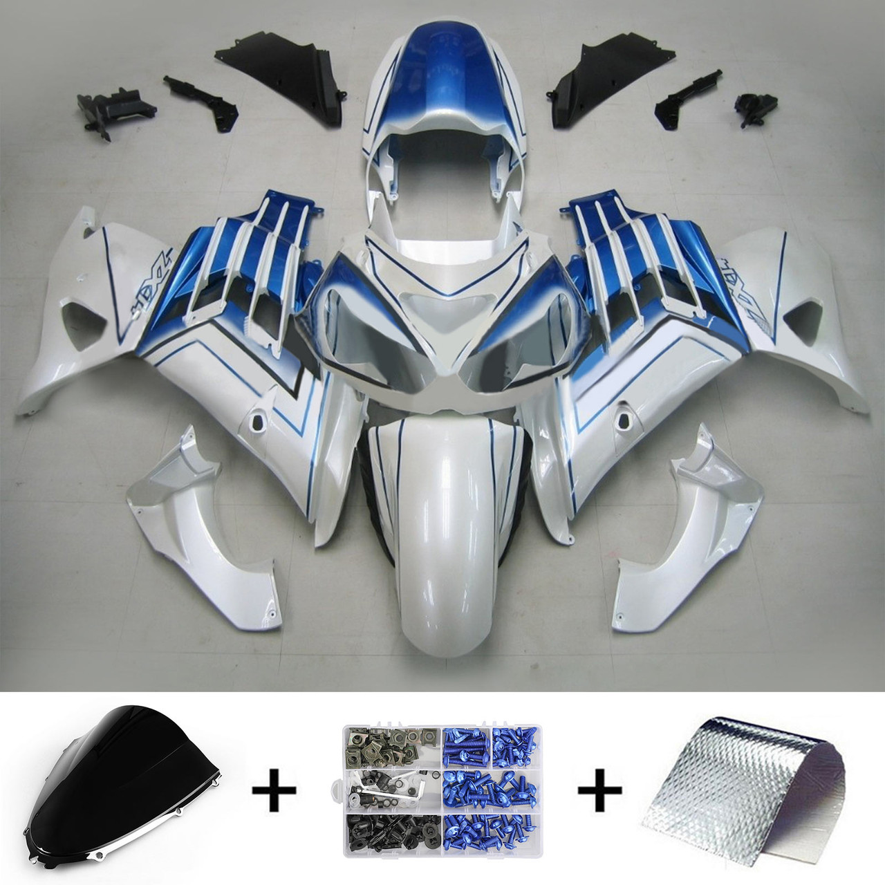 Kawasaki ZX14R 2012-2021 Amotopart Fairing Kit Generic #106