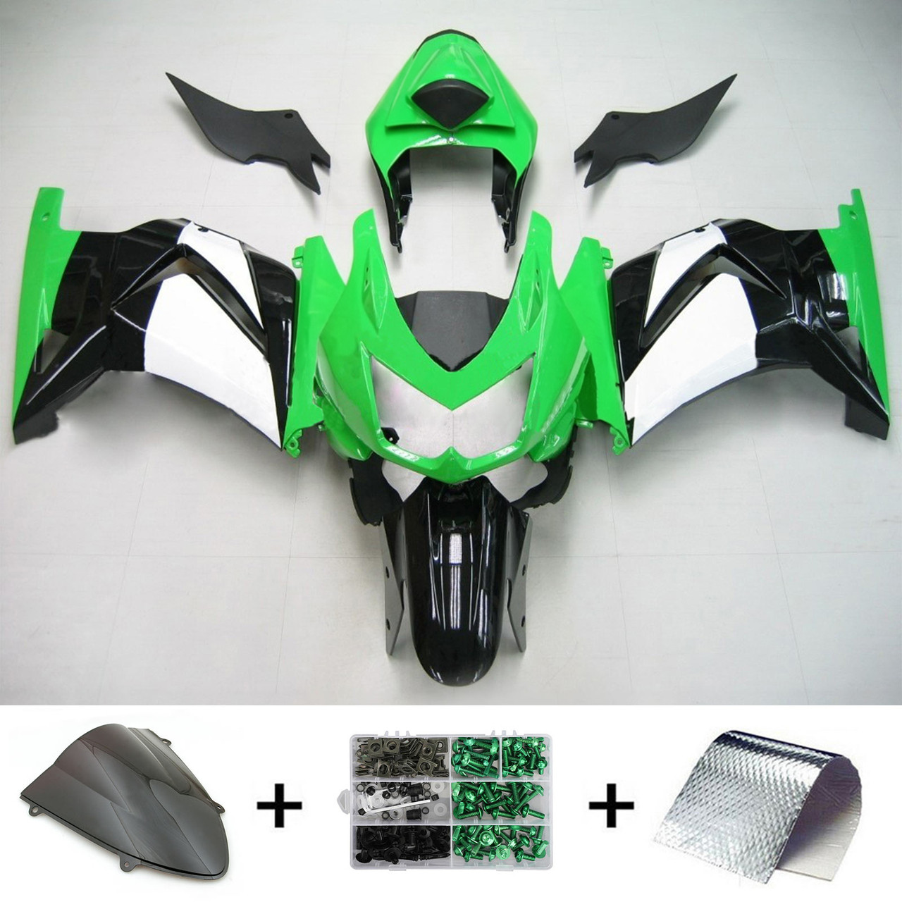 Kawasaki EX250 / Ninja 250 2008-2012 Amotopart Fairing Kit Generic #105