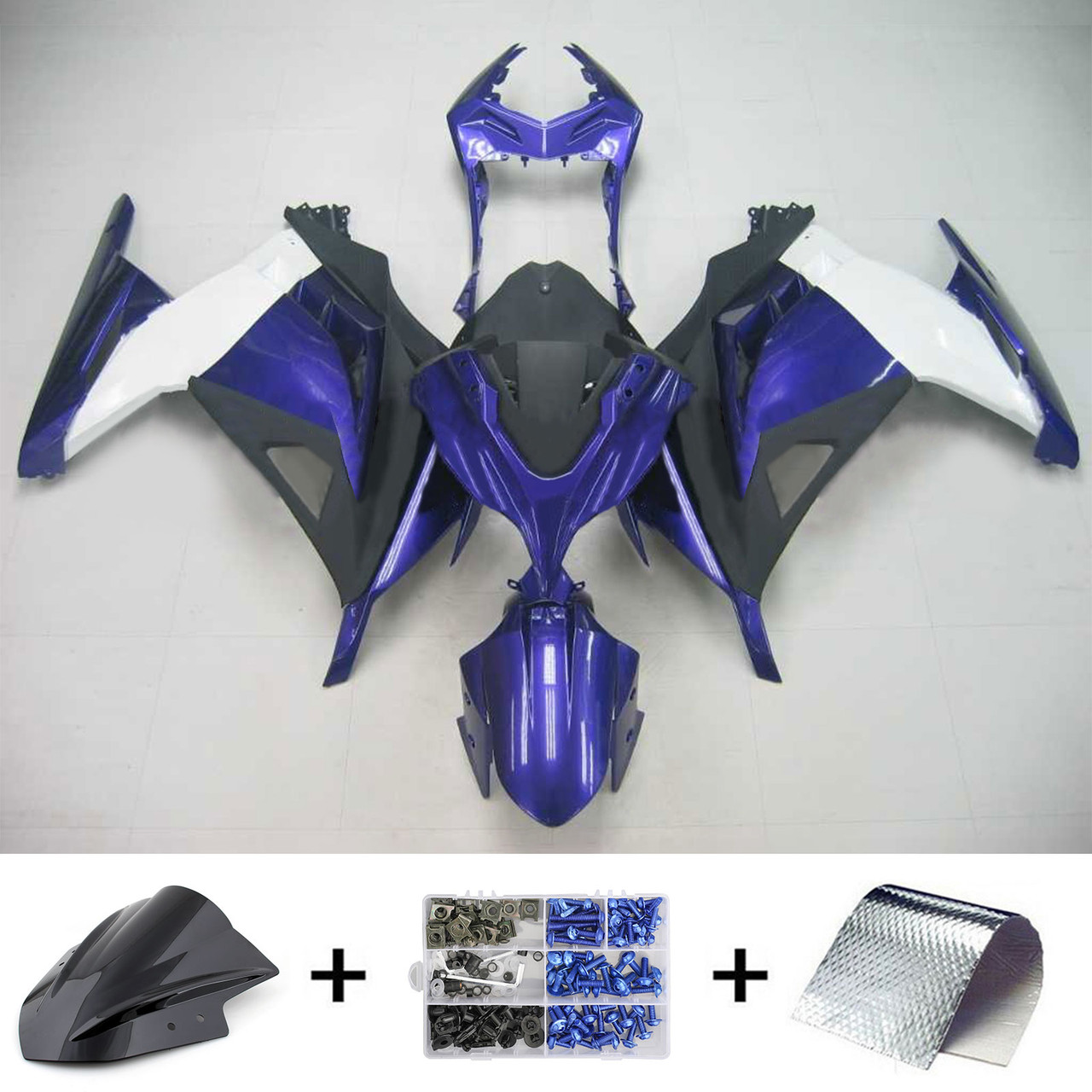 Kawasaki EX300 / Ninja 300 2013-2017 Amotopart Fairing Kit Generic #102