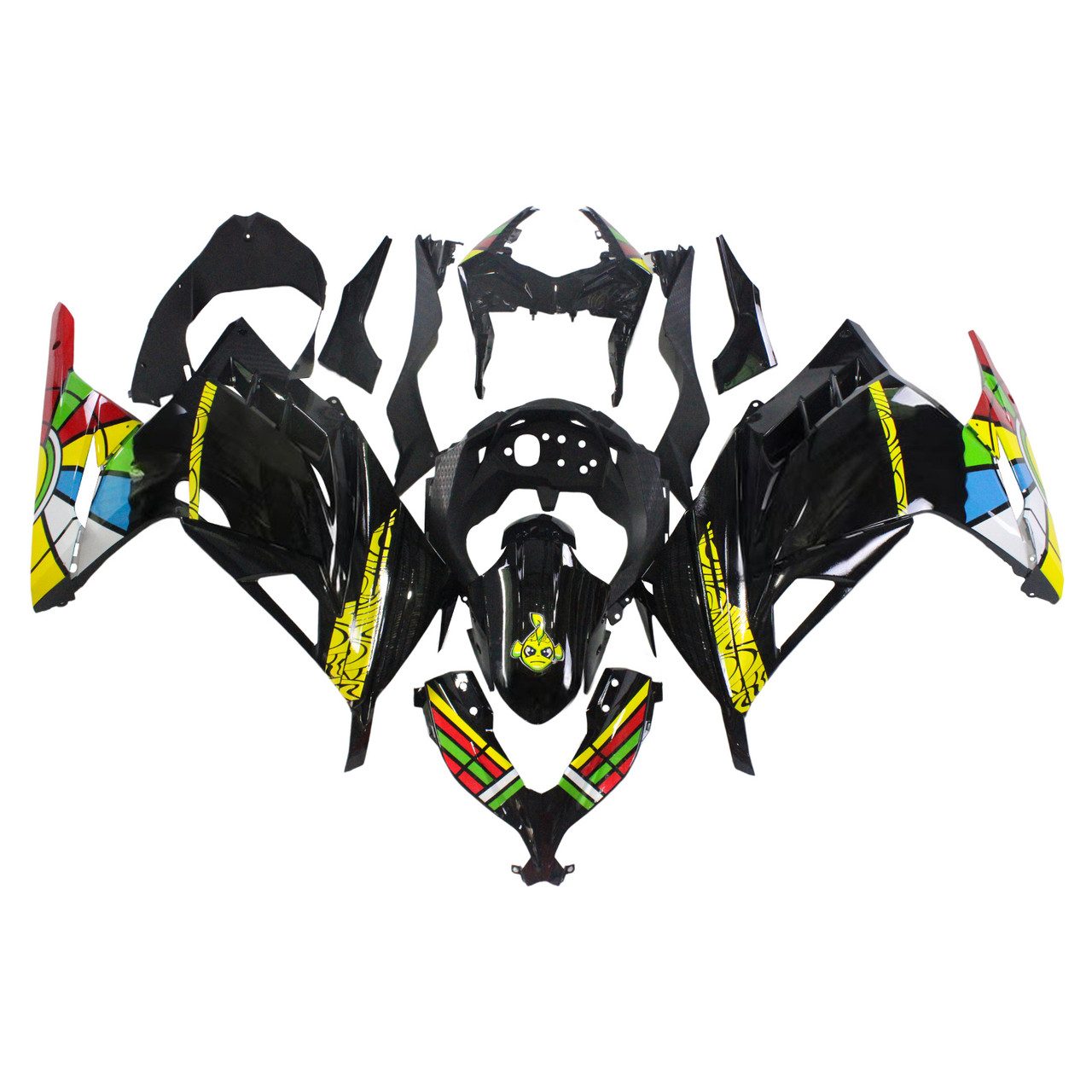 Kawasaki EX300 / Ninja 300 2013-2017 Amotopart Fairing Kit Generic #109