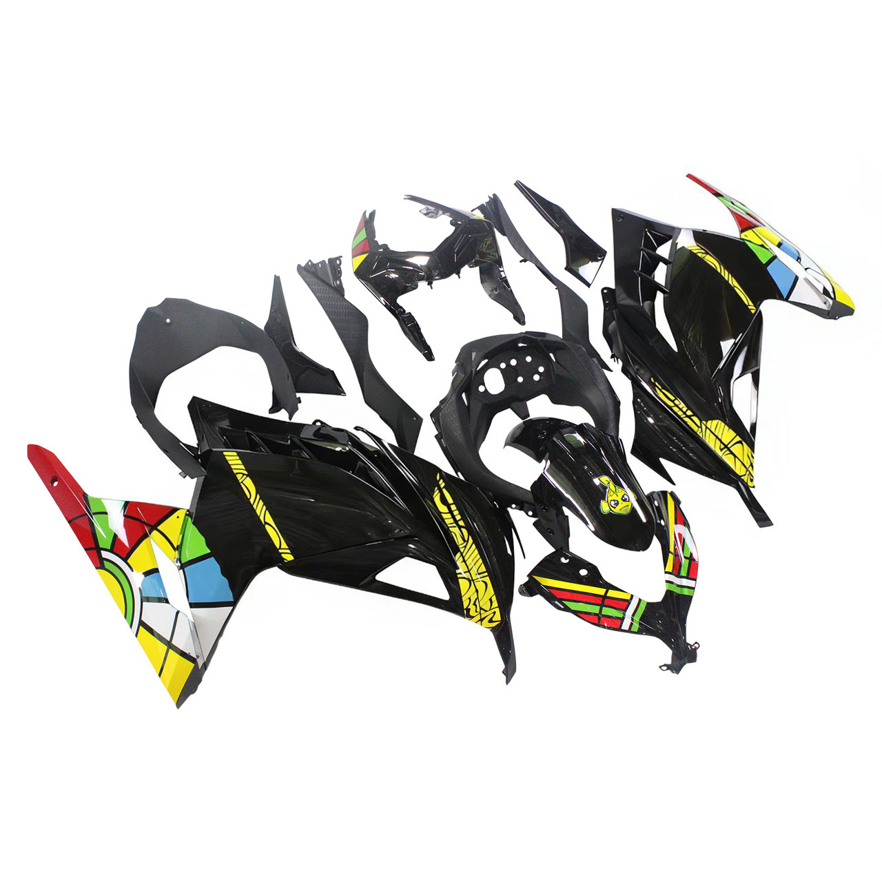 Kawasaki EX300 / Ninja 300 2013-2017 Amotopart Fairing Kit Generic #109