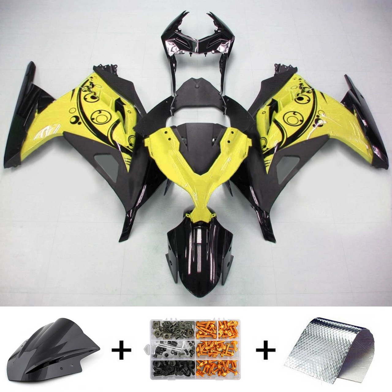 Kawasaki EX300 / Ninja 300 2013-2017 Amotopart Fairing Kit Generic #112