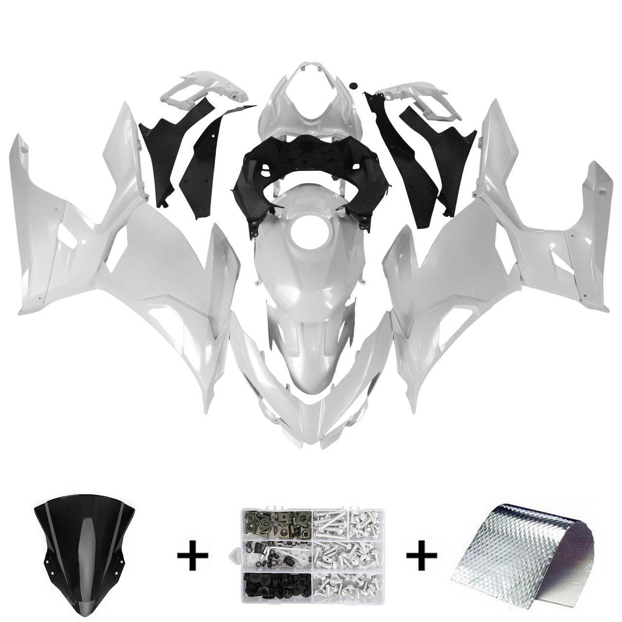 Kawasaki EX400 / Ninja 400 2018-2022 Amotopart Fairing Kit Generic #102