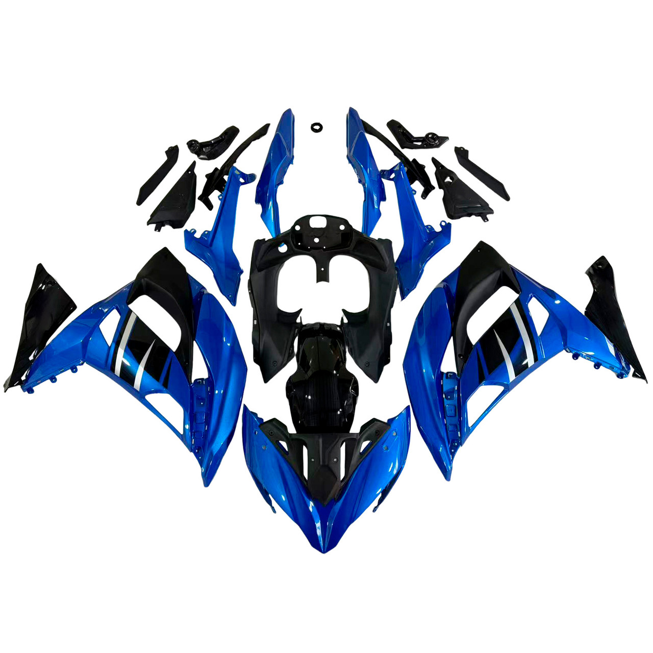 Kawasaki ER6F/ Ninja 650R 2017-2019 Amotopart Fairing Kit Generic #102