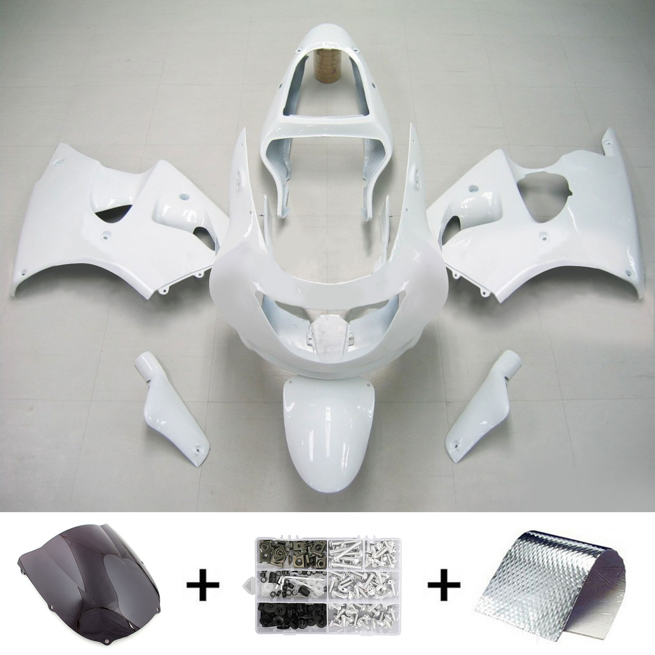Kawasaki ZX6R 1998-1999 Amotopart Fairing Kit Generic #103