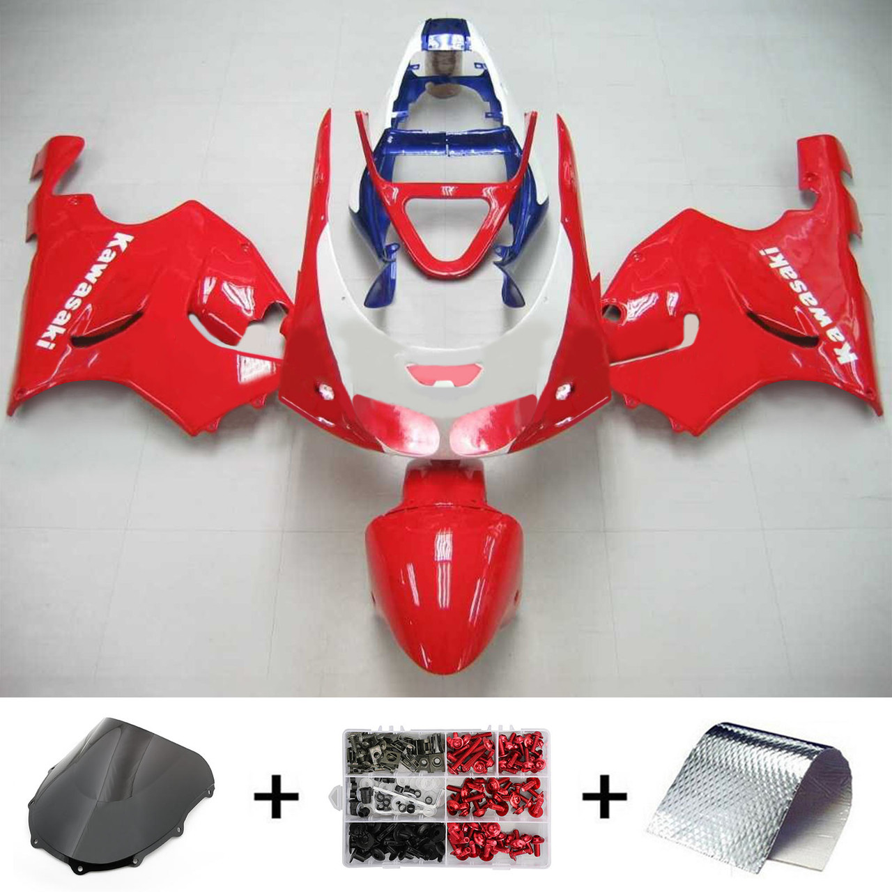 Kawasaki ZX7R 1996-2003 Amotopart Fairing Kit Generic #108