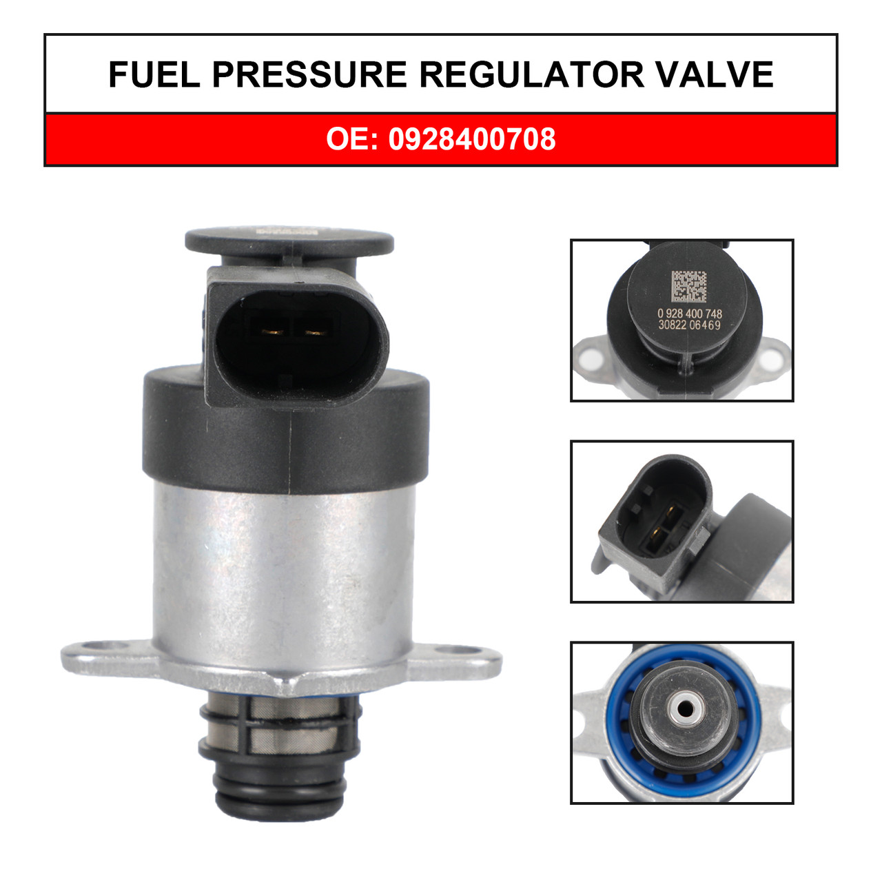 Fuel Pressure Regulator Valve 0928400748 For AUDI A4 A5 A6 Q5 Q7
