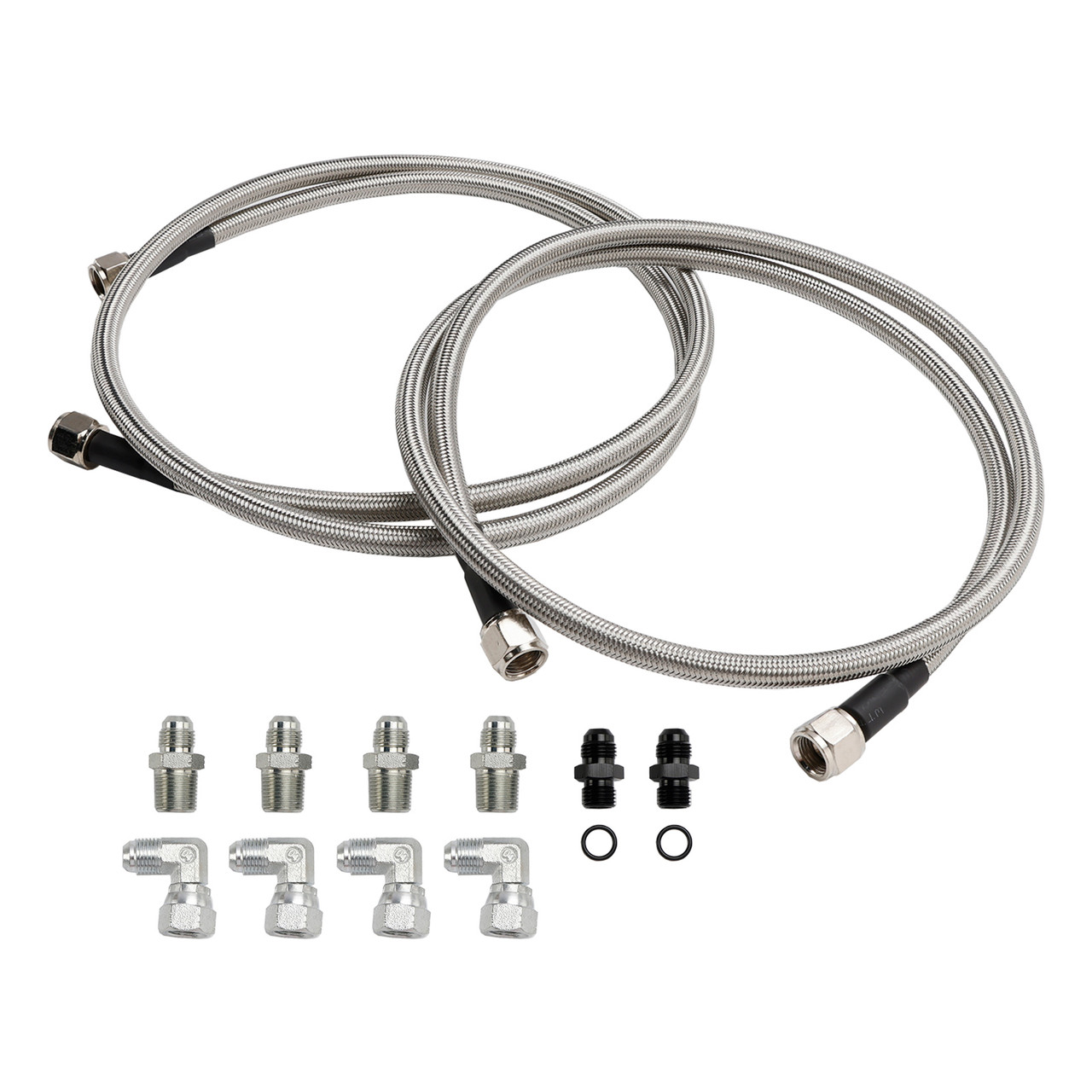 Y Automatic Transmission Cooler Lines Kit 6-AN Hose Line Kit For GM