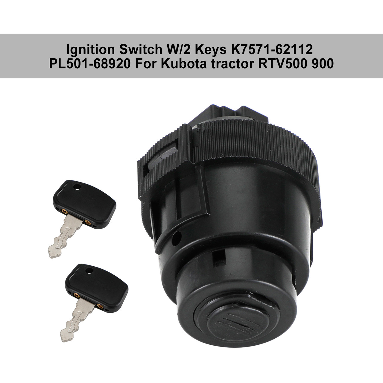 Ignition Switch For Kubota K7571-62112 Tractor RTV500 RTV900