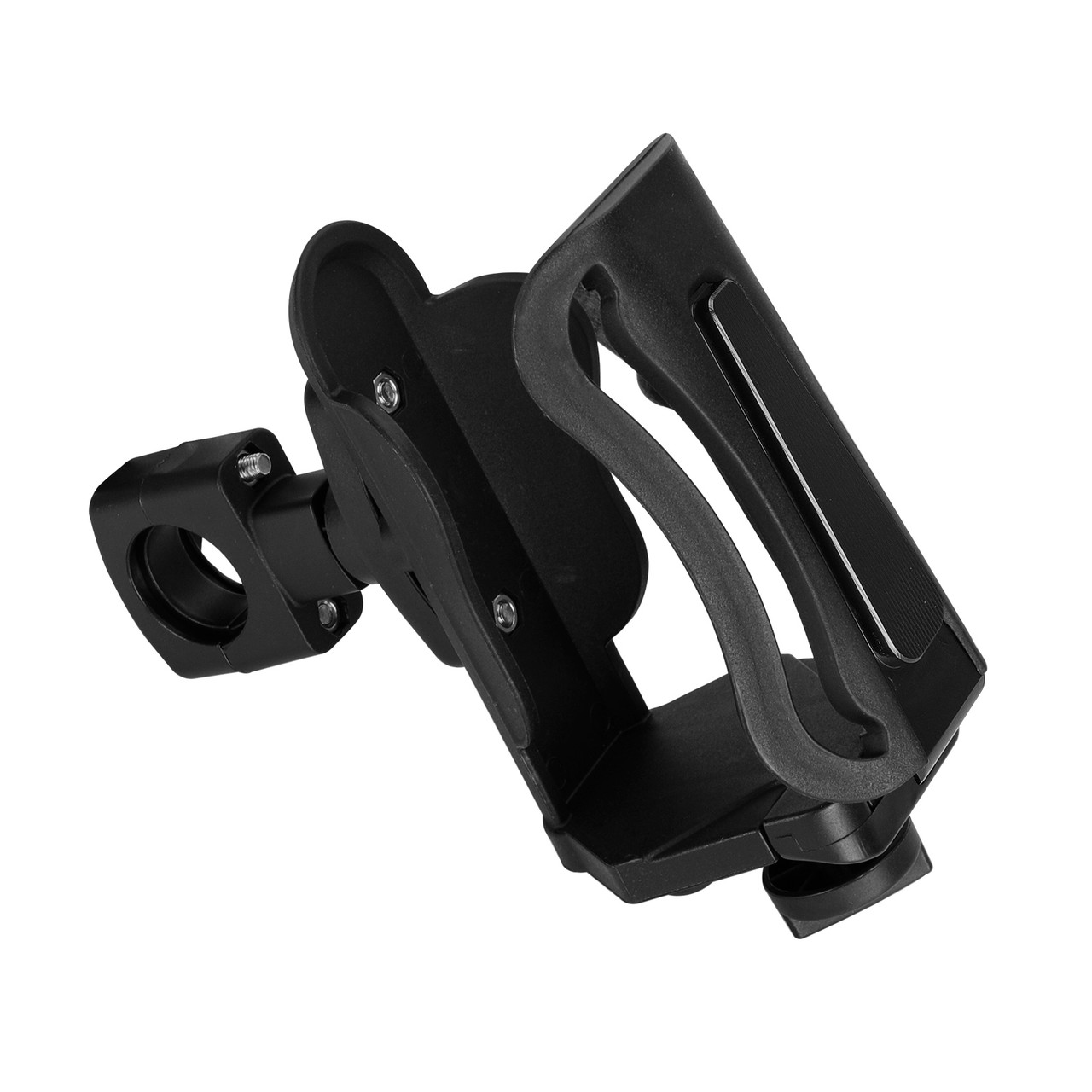 25MM Cup Holder Beverage Water Bottle Cage Mount Handlebar For Motorbike Black