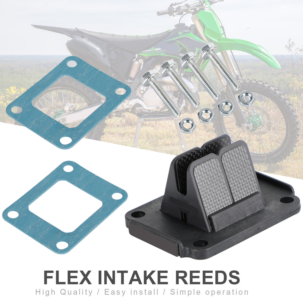 V364A Reed Valve System Fits For Kawasaki Dirtbike P/N KX60 KX65