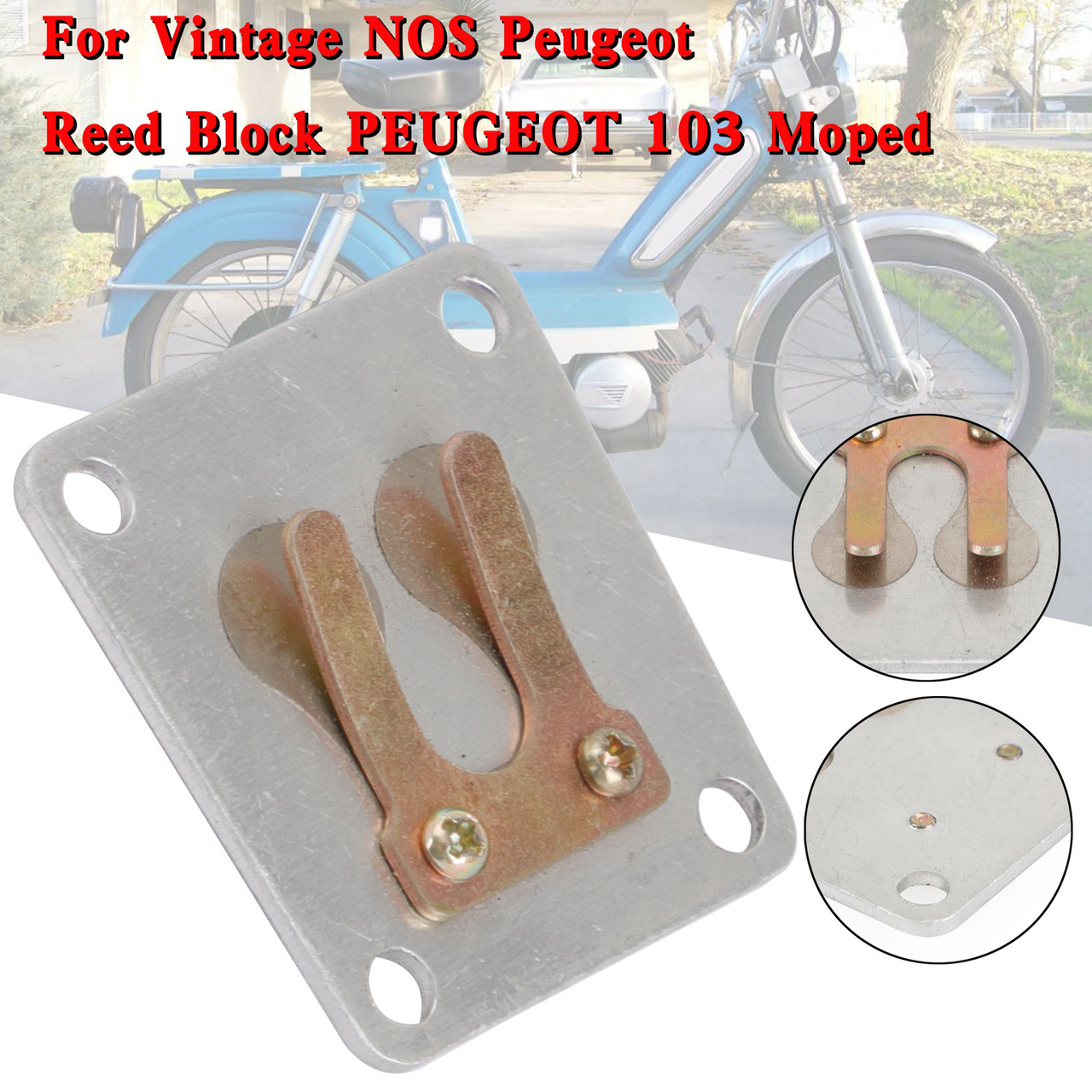 Vintage NOS Peugeot Reed Block Reed Valve  For PEUGEOT 103-SP MOPED 47229