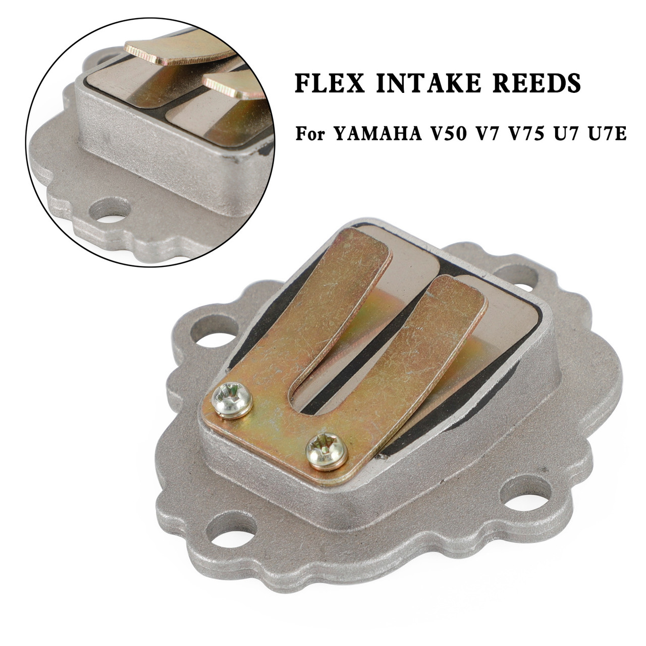 Reed valve For YAMAHA V50 V7 V75 U7 U7E NOS 298-13610-00