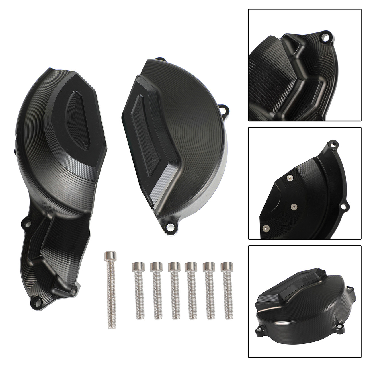 Stator Engine Cover Fairing Protector Plastic Black For Aprilia Rs 660 20-22 21