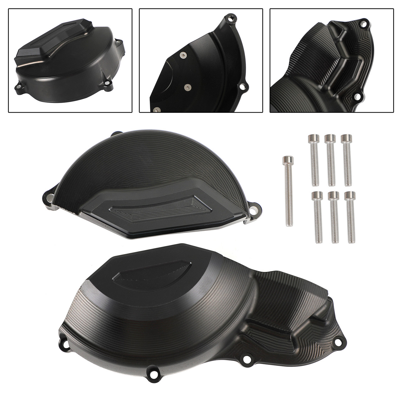 Stator Engine Cover Fairing Protector Plastic Black For Aprilia Rs 660 20-22 21