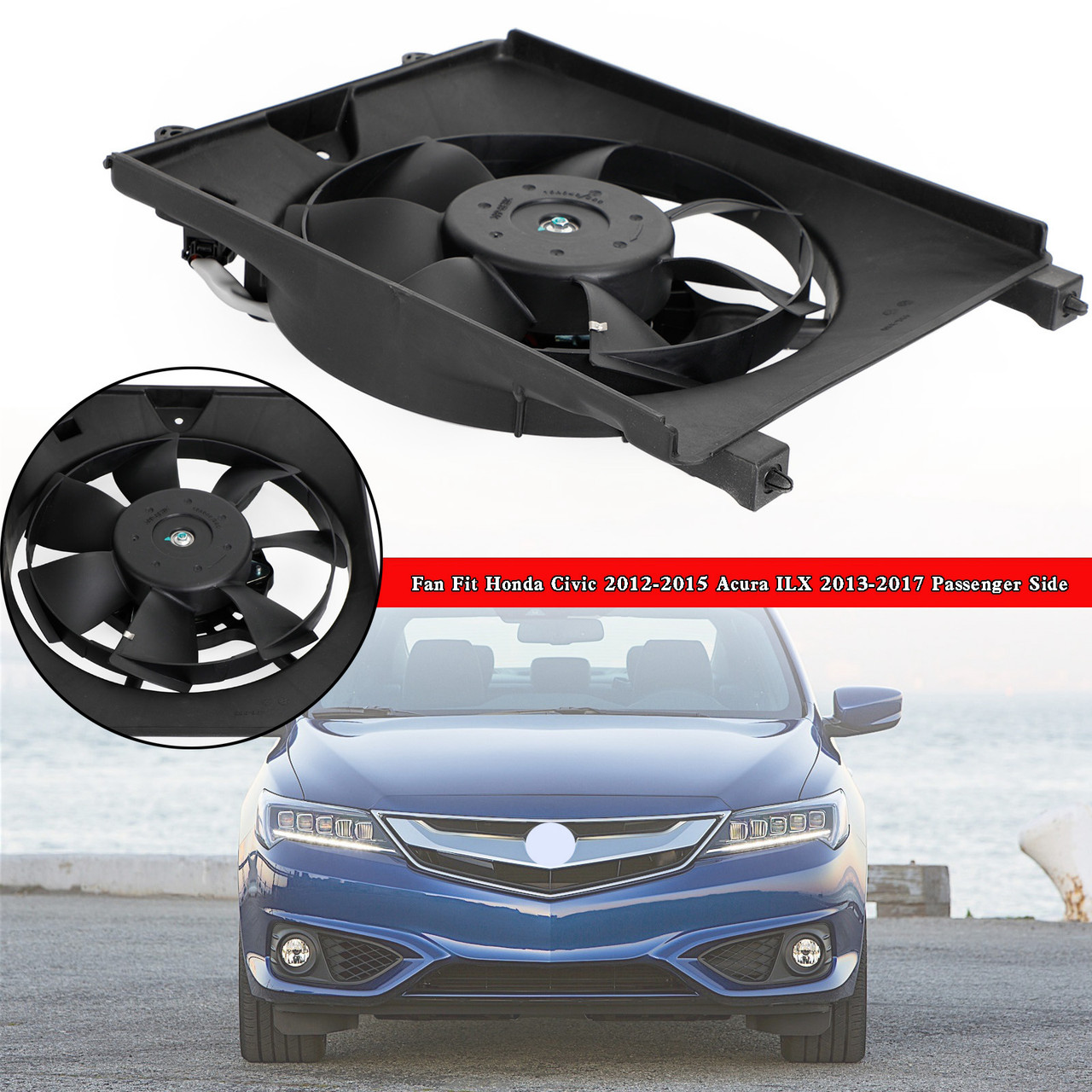Radiateur Aluminium SPAWON 3 Rangées Pour Acura ILX Et Honda Civic - Neuf