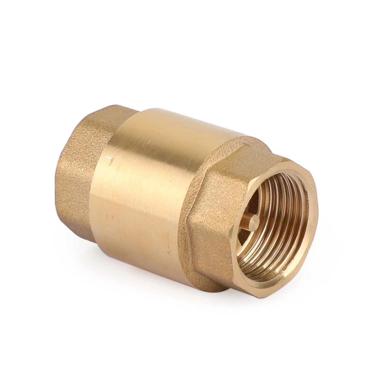 DN20 3/4" NPT In-Line Check Valve Brass Spring Loaded Inline 200PSI